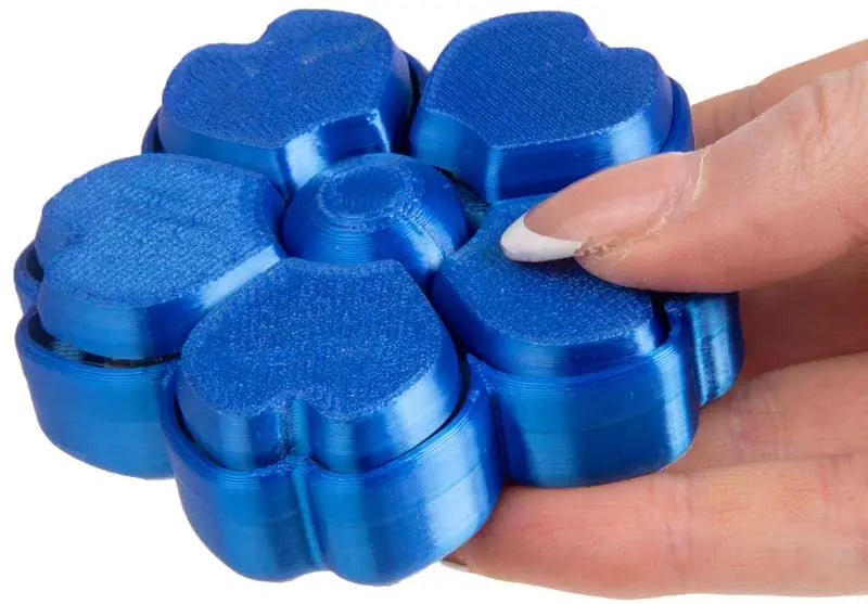 3D Printed Flower Clicker Spinner Quiet Click - READ DESCRIPTION