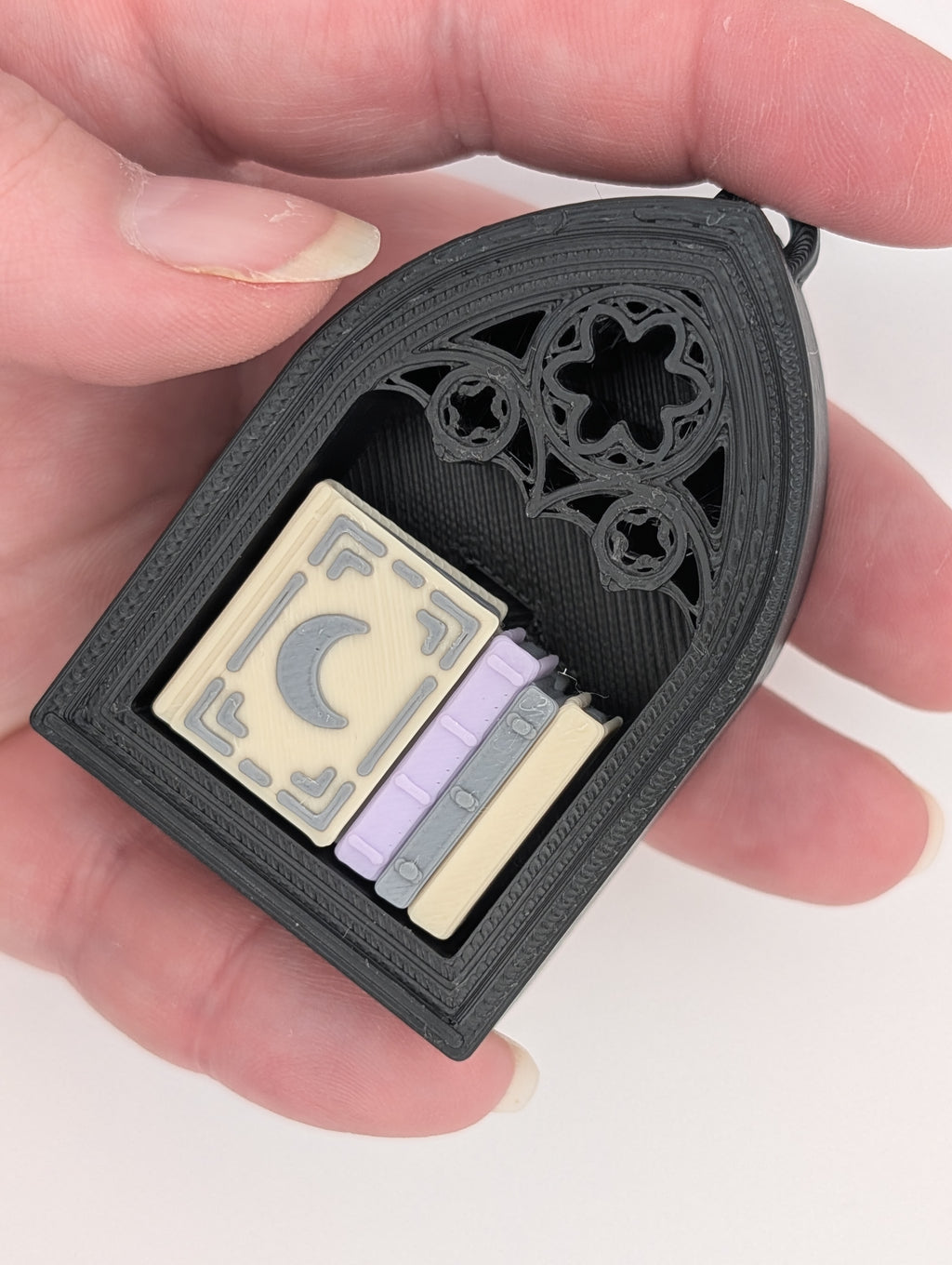 Gothic Book Nook Clicker Fidget
