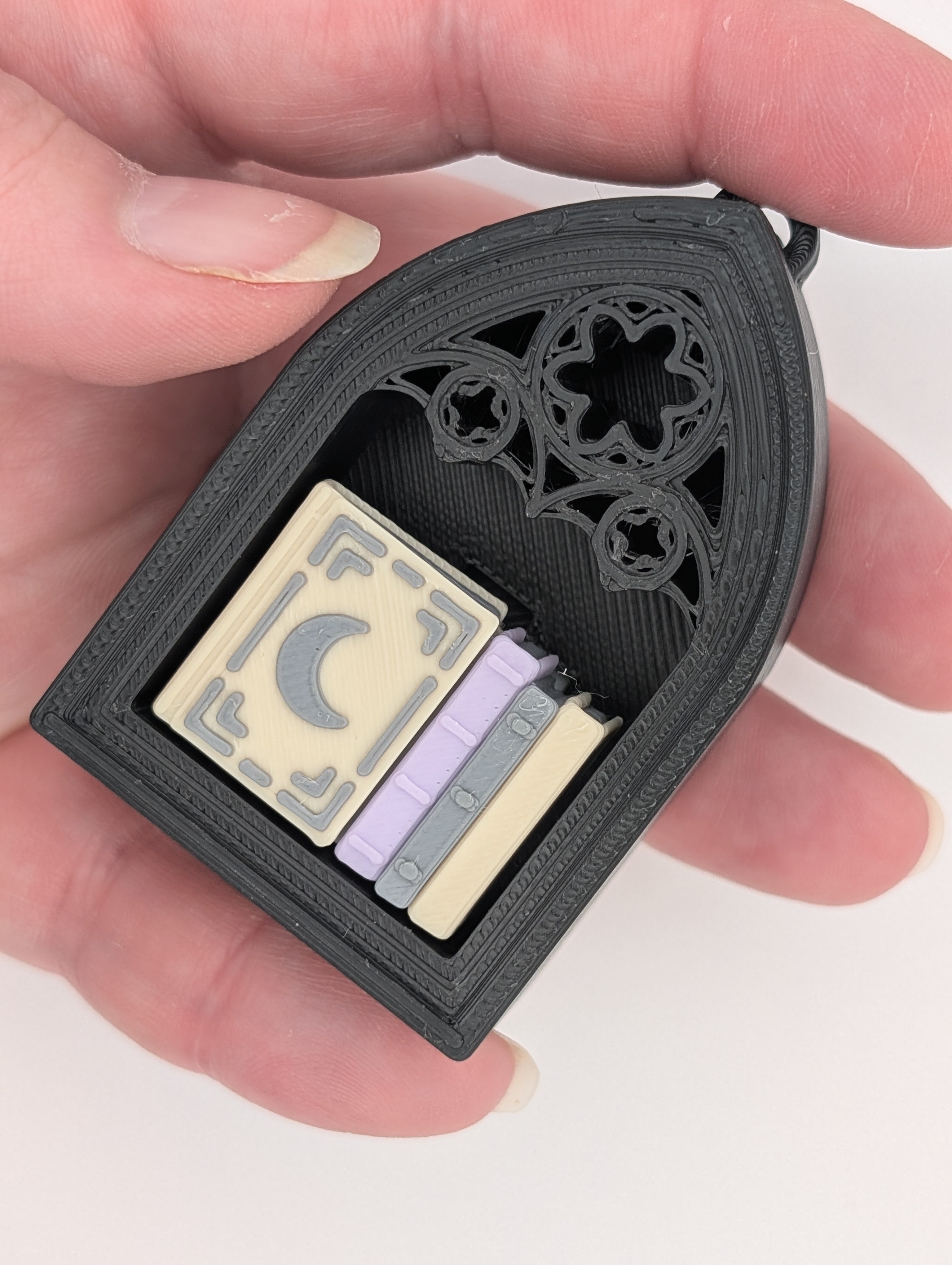 Gothic Book Nook Clicker Fidget