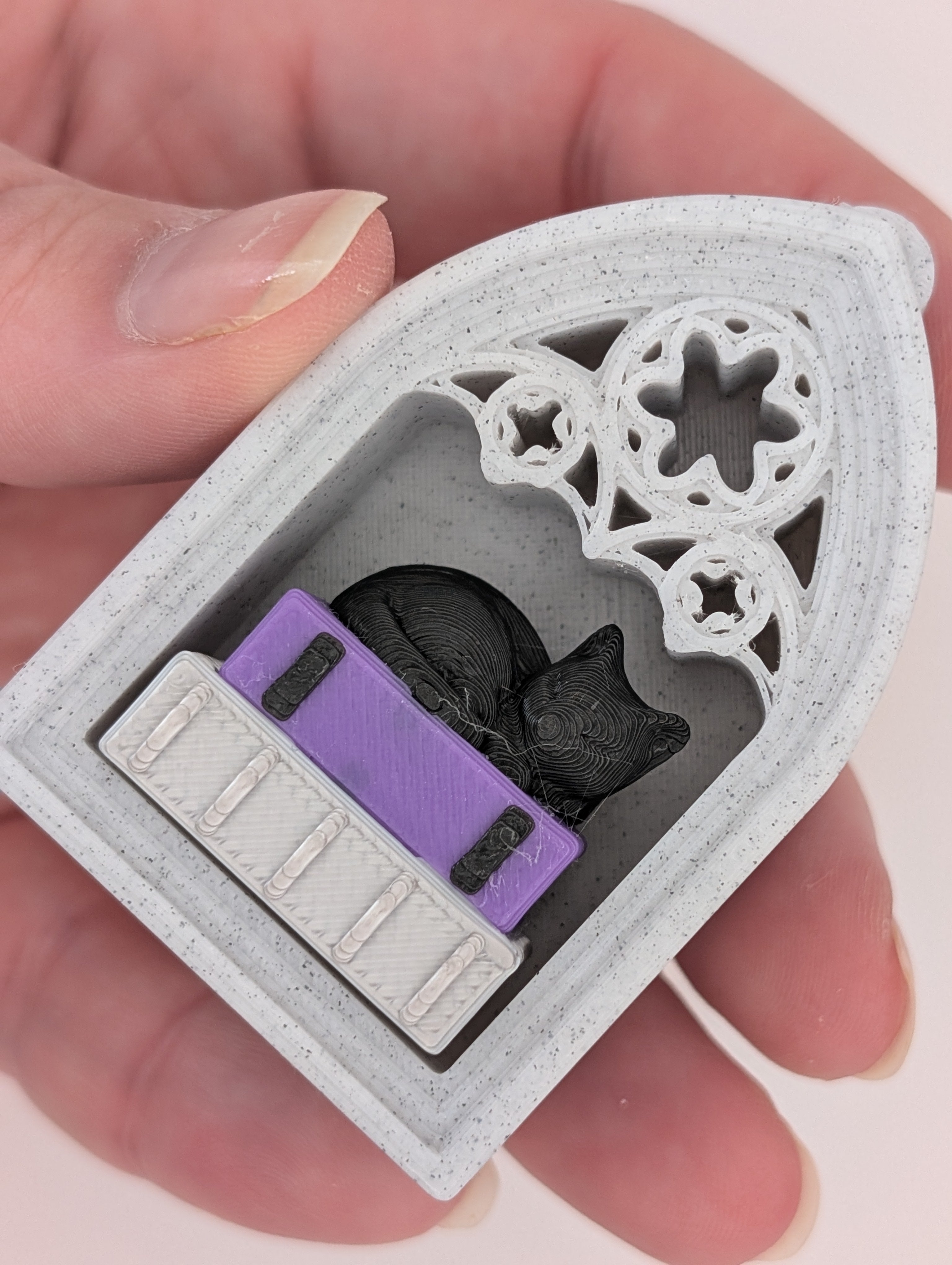 Gothic Book Nook Clicker Fidget