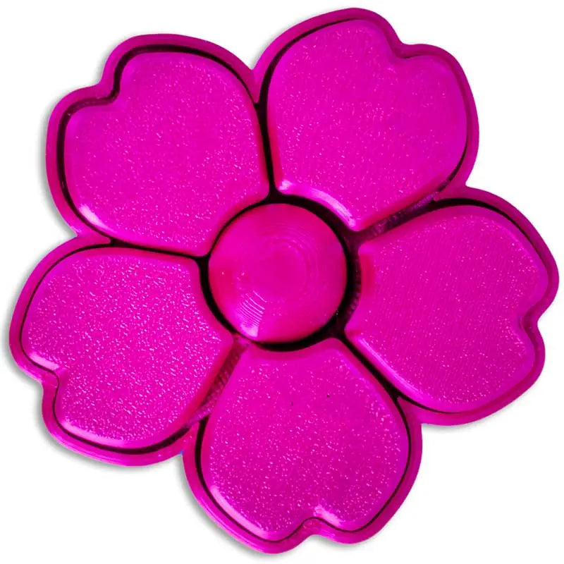3D Printed Flower Clicker Spinner Quiet Click - READ DESCRIPTION