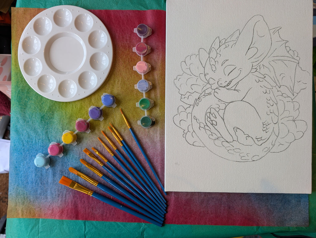 Sleeping Dragon Art Kit