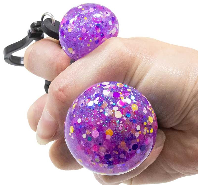 Scrunchems Fusion Squish Ball Keyring